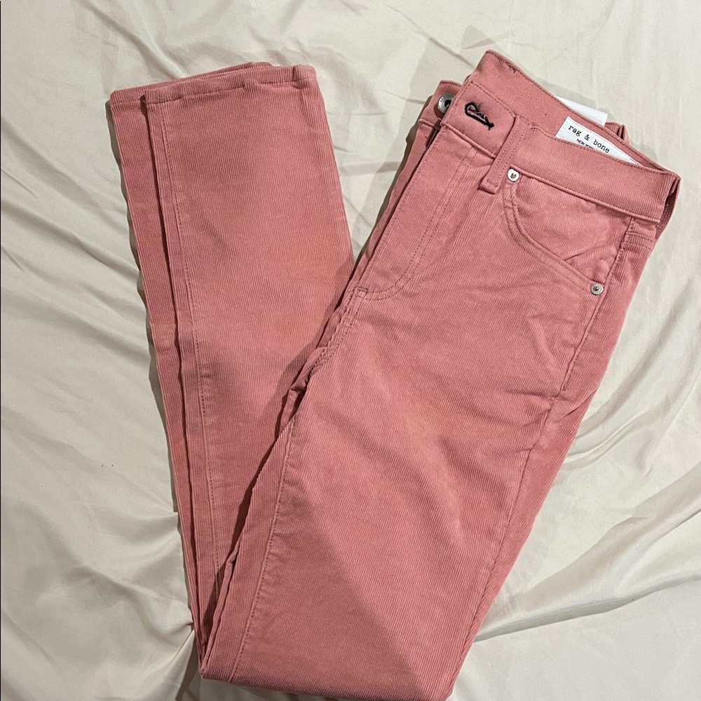 Rag & Bone Pink Skinny Pants